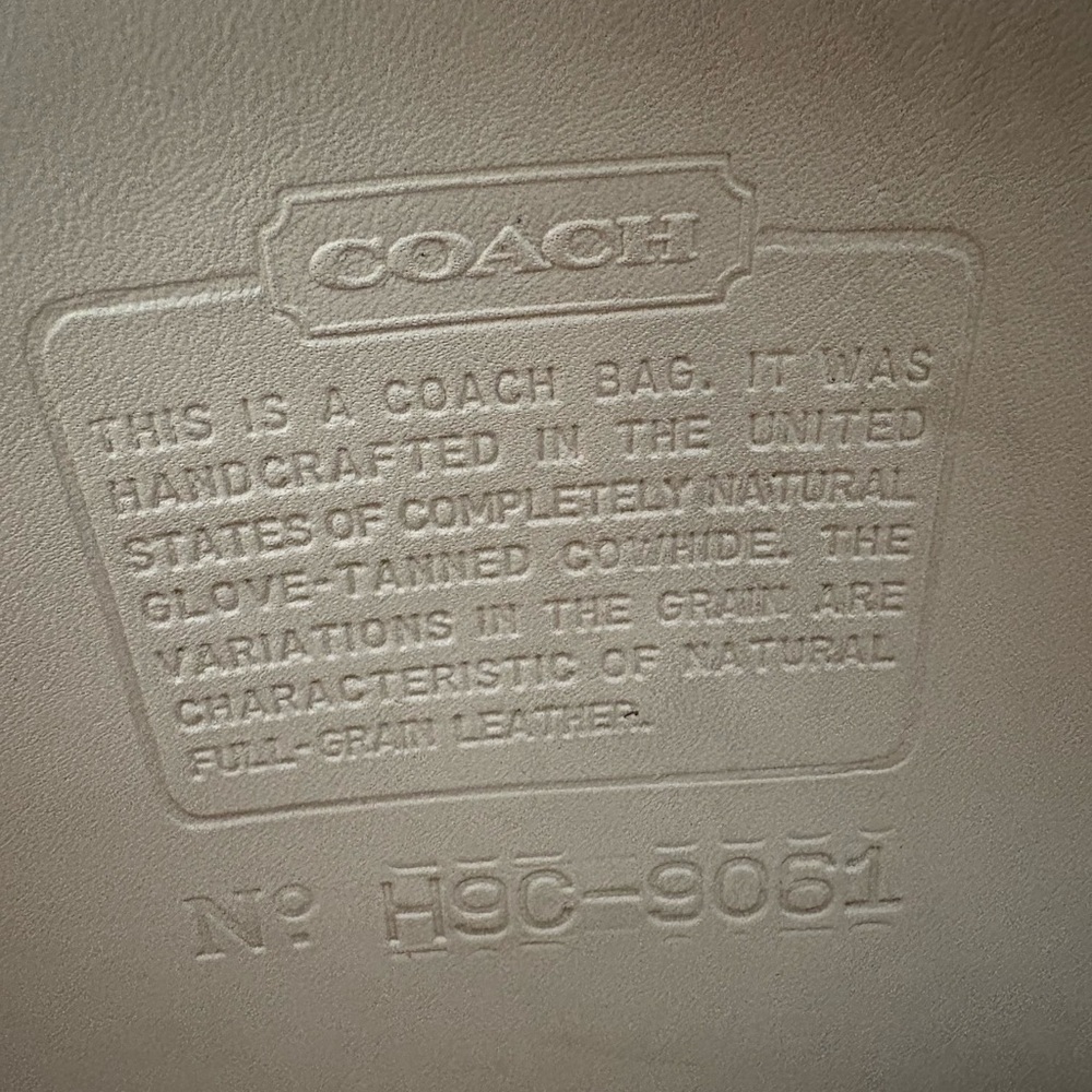 Vintage Coach 1999 Rambler’s Legacy Bag Bone NWT - Picture 8 of 11
